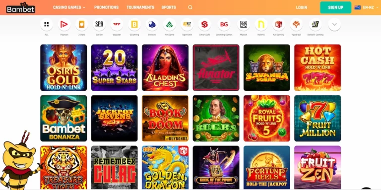 Bambet Casino Games
