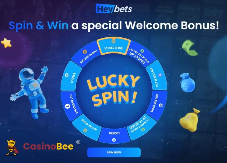 Spin & Win with Heybets' Welcome Bonus