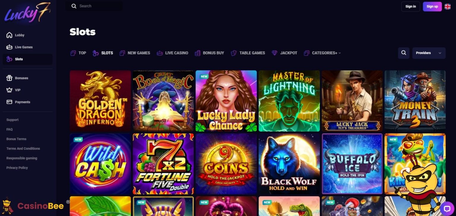 Experience the Best Casino Games at Lucky7even