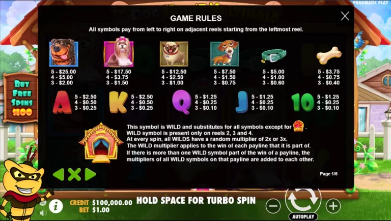 Discover the Value of Symbols in The Dog House Multihold Slots