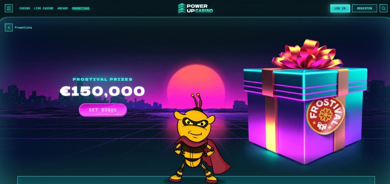 Experience the Magic of FROSTIVAL at PowerUp Casino!